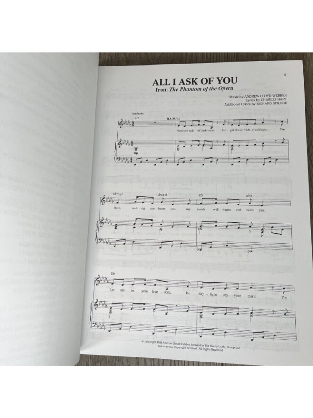 Andrew Lloyd Webber for Singers 30 Song s - Women's Edition Vocal Book H Leonard - Picture 6 of 6